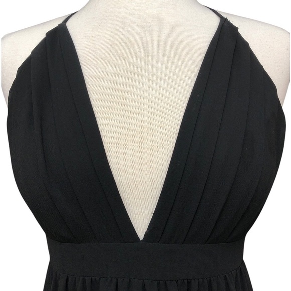 Forever 21 Black Plunging Maxi Dress - Picture 2 of 12